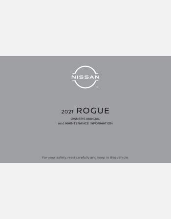nissan rogue 2021 owners manual